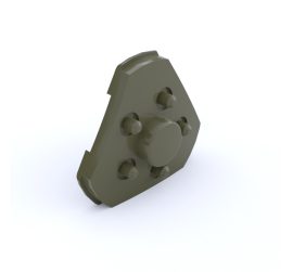 Tapacubos triangular TITANIUM
 Colores sólidos-Verde Militar