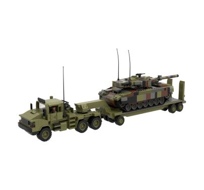 Leopard 2 A6 + Transporte pesado